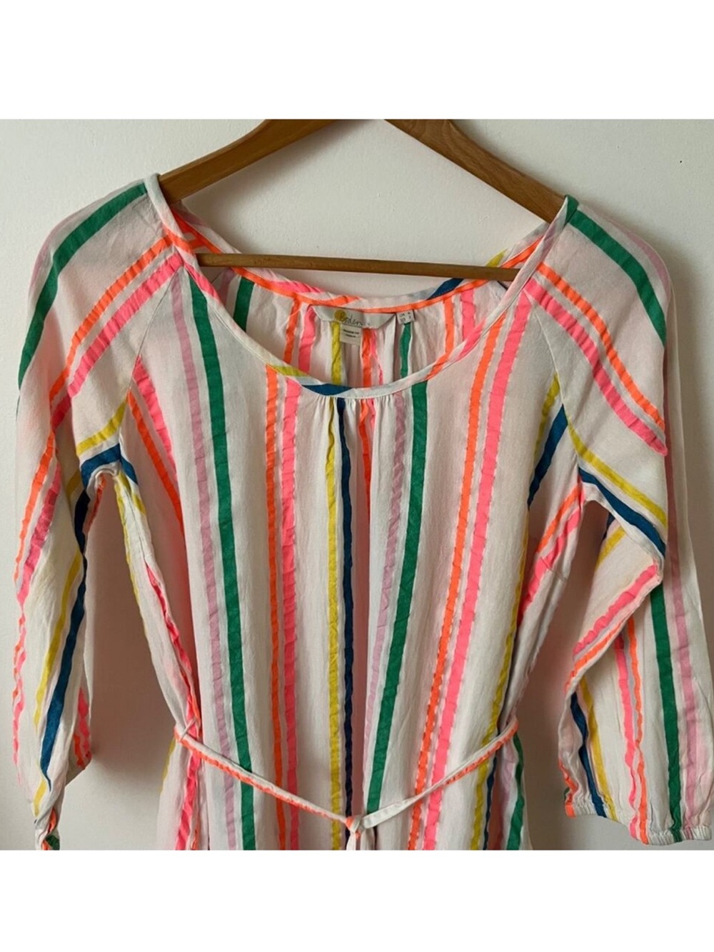 Boden Dress 2 Boho Cotton XS dress Cordelia Small Anthropologie Vacation Cruise - Picture 9 of 17